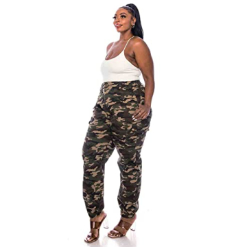 Shop Women's High Waist Camo Jogger Pants for Comfort Fit