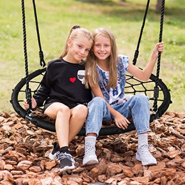 Durable Spider Web Tree Swing for Kids and Adults