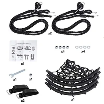 Durable Spider Web Tree Swing for Kids and Adults