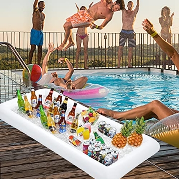 MorTime Inflatable Ice Serving Bar Set for Festive Gatherings