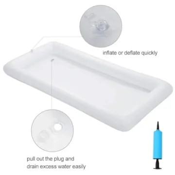 MorTime Inflatable Ice Serving Bar Set for Festive Gatherings