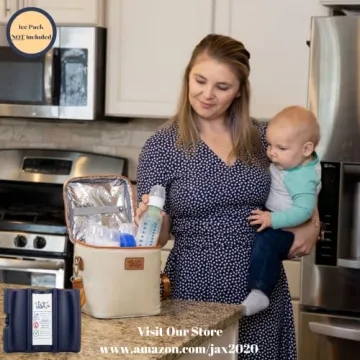 Jax Breastmilk Cooler Bag for 6 Bottles - Stylish & Functional