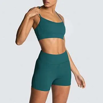 IWEMEK 2 Piece Adjustable Workout Set for Women