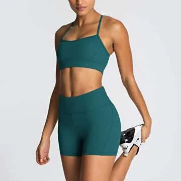 IWEMEK 2 Piece Adjustable Workout Set for Women