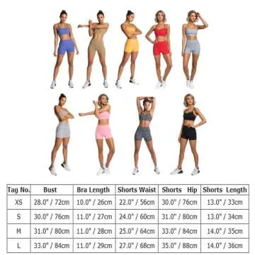IWEMEK 2 Piece Adjustable Workout Set for Women