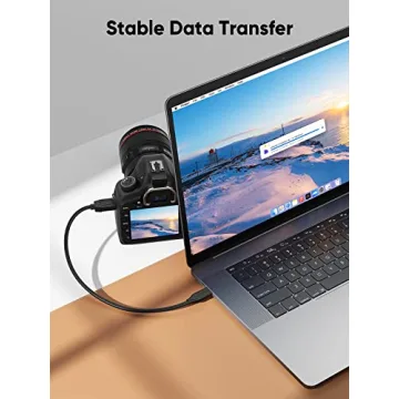CableCreation 1FT USB C to Micro B Cable,10Gbps Speed External Hard Drive Braided,USB 3.1 Type C to Micro B Work for iPhone 15,16,Seagate WD Westgate My Passport,MacBook Pro/Air, iPad/Tablet,Black