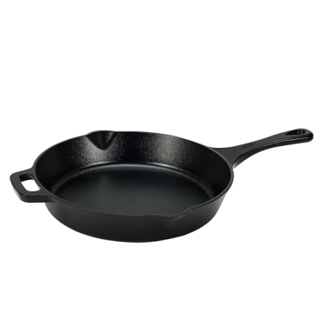 Amazon Basics 12-Inch Pre-Seasoned Cast Iron Skillet