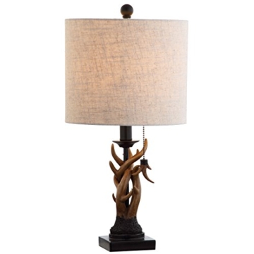 JONATHAN Y Gaston 20.5" Resin Mini LED Table Lamp - Rustic Elegance for Any Room