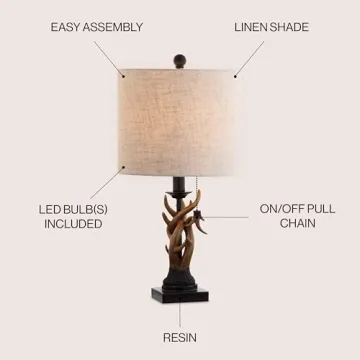 Gaston 20.5" LED Table Lamp - Rustic Farmhouse Charm