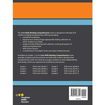 Steck-Vaughn Core Skills Reading Comprehension: Workbook Grade 8