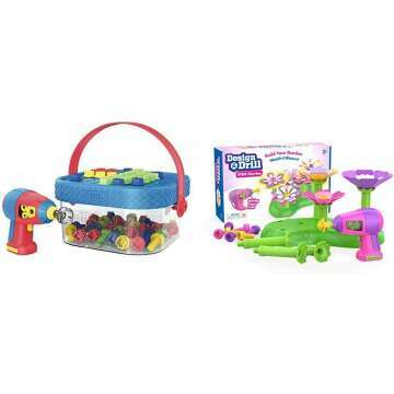 STEM Building Drill Toy for Kids 3+ - Bolt-It Bucket