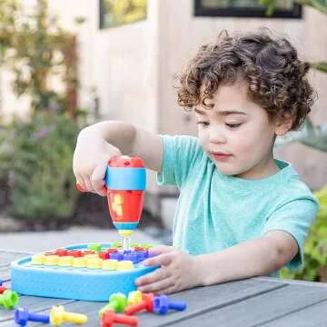 STEM Building Drill Toy for Kids 3+ - Bolt-It Bucket