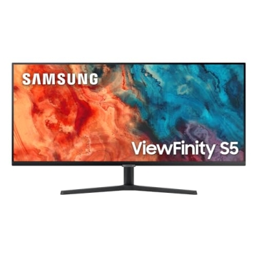 SAMSUNG 34" ViewFinity S50GC Ultrawide QHD Monitor - Immersive 100Hz Experience