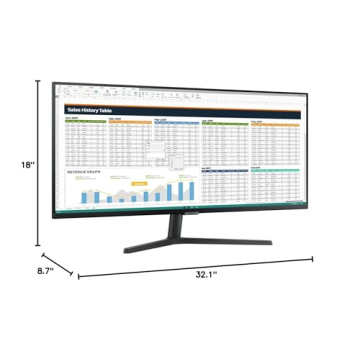 SAMSUNG 34" ViewFinity Ultrawide QHD Monitor | 100Hz