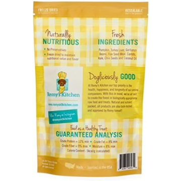Remy’s Kitchen Freeze-Dried Dog Treats for Health