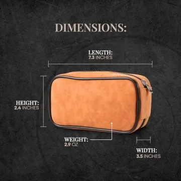 Premium Leather Razor Travel Case for Every Gentleman