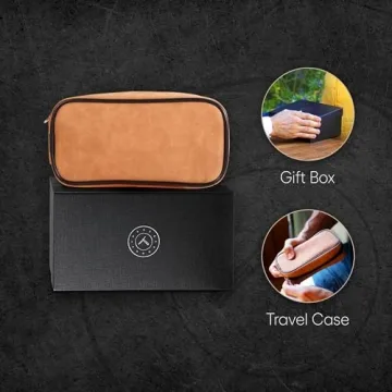 Premium Leather Razor Travel Case for Every Gentleman
