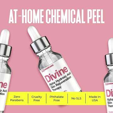 Glycolic Acid Peel 40% Professional Chemical Peel for Face for Acne Scars, Collagen Boost, Wrinkles, Fine Lines - Alpha Hydroxy Acid Liquid Exfoliant for Face Peel Mask for Men & Women