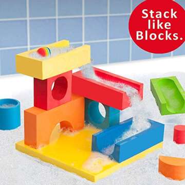 BathBlocks Ball Run & Waterfall Ages 3 - 9 years