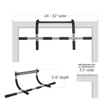 Amazon Basics Pull-Up Bar for Easy Home Strength Training