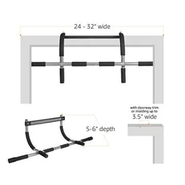Amazon Basics Pull-Up Bar for Easy Home Strength Training
