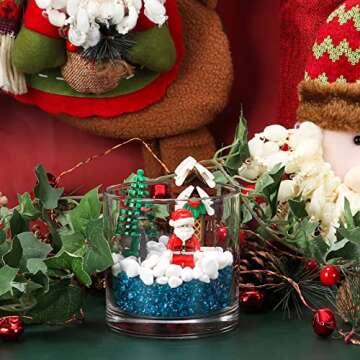 4 x 4 Inch Cylinder Vase,Set of 6 Small Glass Vases for Table Centerpieces,Clear Flower Vases,Decorative Glass Vase for Home Decor,Candle Holder,Wedding Favors(4" W X 4" H)