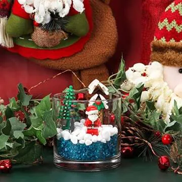 4 x 4 Inch Cylinder Vase,Set of 6 Small Glass Vases for Table Centerpieces,Clear Flower Vases,Decorative Glass Vase for Home Decor,Candle Holder,Wedding Favors(4" W X 4" H)