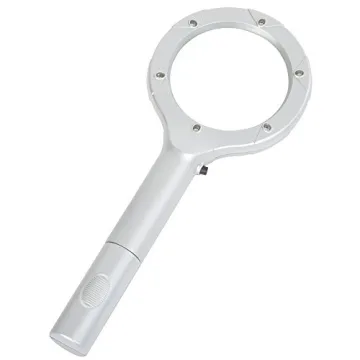Lightweight Magnifying Glass with LED Light for Clarity