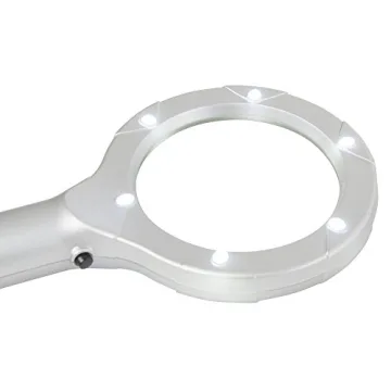 Lightweight Magnifying Glass with LED Light for Clarity