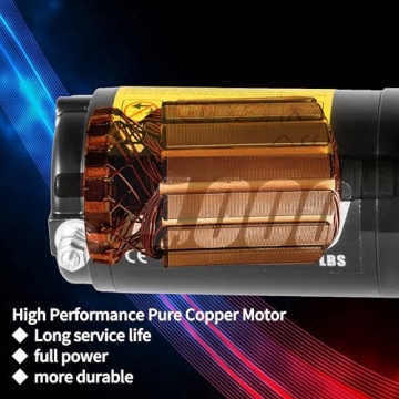 CXRCY Electric Winch 4000 lbs with Wireless Remote for ATVs