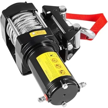 CXRCY Electric Winch 4000 lbs with Wireless Remote for ATVs