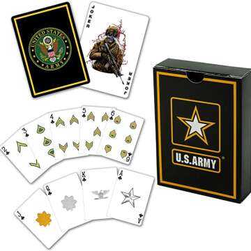Army Playing Cards - Fun & Durable Game Set