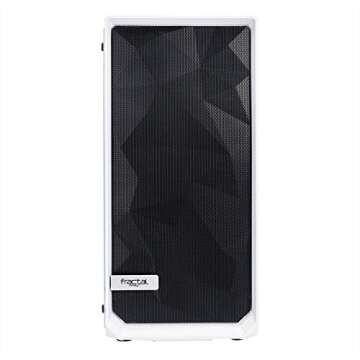 Fractal Design Meshify C - Compact Mid Tower Computer Case - Airflow/Cooling - 2X Fans Included - PS...