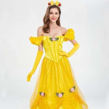 MADO Mouse Ears Headband - Adorable Princess Belle Ears for All Ages