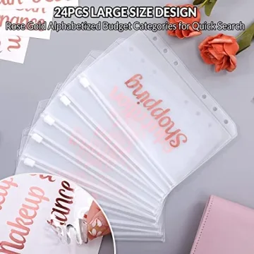 SKYDUE Stylish Money Organizer with Envelopes and Sheets