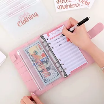 SKYDUE Stylish Money Organizer with Envelopes and Sheets