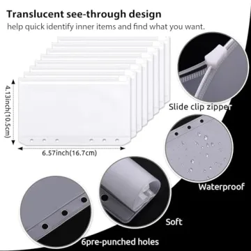 SKYDUE Stylish Money Organizer with Envelopes and Sheets