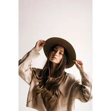 Gigi Pip Wren Telescope Felt Hat for Women - 100% Wool