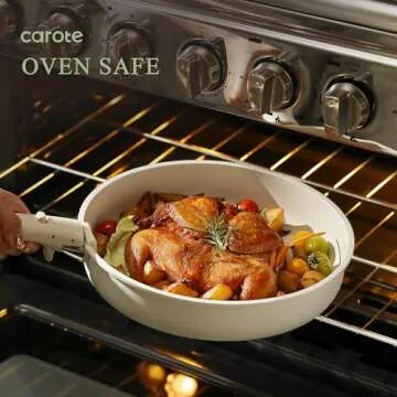 CAROTE Nonstick Detachable Handle Cookware Set 16pcs