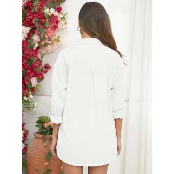 HOTEVE Oversized Women’s Button-Down Shirt - Chic & Versatile Fashion