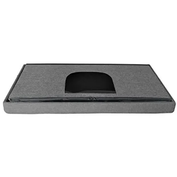 Furhaven Cozy Pet House & Ottoman for Cats & Dogs