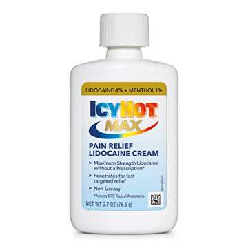 Icy Hot Max Strength Pain Relief Cream with Lidocaine | 2.7 oz