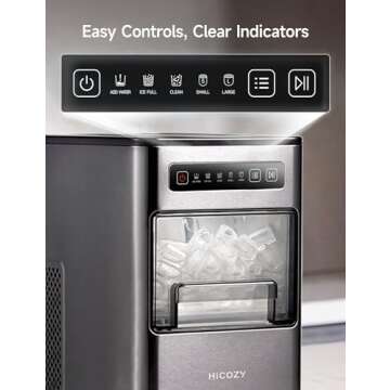 Compact HiCOZY Ice Maker - 6 Min Ice - Perfect Gift