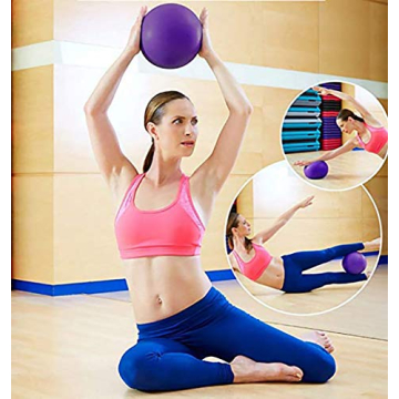MOMPLUS 6 Inch Pilates Mini Exercise Ball for Home Workouts