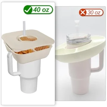 Stanley Cup 40oz Silicone Snack Bowl with Lid