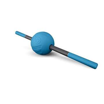 RAD Atom Myofascial Release Ball - Extra Firm Therapy Ball for Back Pain, Shoulders, Glutes, Hamstring, Traps & Pecs - Deep Tissue Quad Massager - Pressure Point Ball, Yoga Ball, Mobility Ball