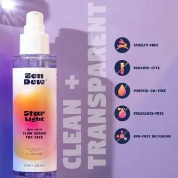 Zen Dew 97% Snail Mucin Serum for Radiant Skin