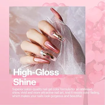 Modelones Gel Nail Polish Kit with UV Light for Women