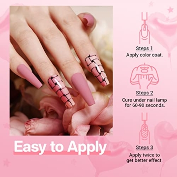 Modelones Gel Nail Polish Kit with UV Light for Women