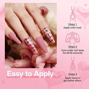 Modelones Gel Nail Polish Kit with UV Light for Women